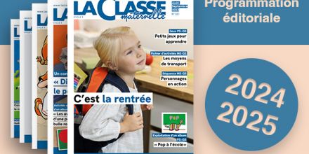 Programmation éditoriale La Classe maternelle 2024-2025